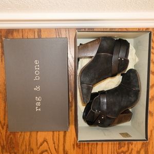 rag & bone Harrow Booties Suede